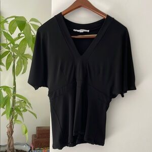 Oh My Love ~ Elegant Black V-Neck Top